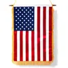 Bandera Satinada Transfronteriza de Amazon Bandera Americana Bandera Colgante Puerta de Escuela Aula Bandera Colgante Bandera Americana