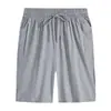 Pantalones Cortos Deportivos de Seda de Hielo de Secado Rápido para Hombre de Color Sólido Sueltos Casuales de Verano Ultra Delgados con Bolsillos