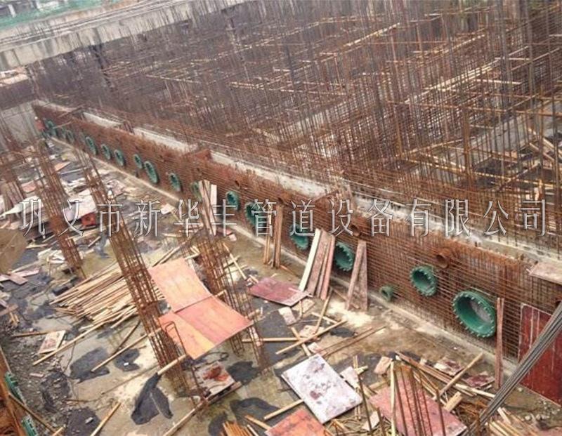 柔性防水套管客户现场案例02S404标准A型B型碳钢加工订做