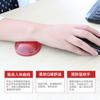 Mouse Pad de Pulso de Cristal Criativo em Formato de Coração Transparente Suporte de Mão G14 Silicone Confortável Pad de Pulso para Escritório