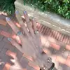 Anillo de Plata con Zafiro Azul Oceánico y Diamantes Apilado, Anillo Abierto de Doble Bola, Anillo Liso Cepillado, Anillo (Mismo Estilo que Xiaohongshu)