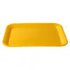 Bandeja de plástico rectangular estilo europeo para tazas de agua bandeja de té vajilla de melamina bandeja para comida rápida plato para pan pastel fruta