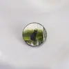 Broche de gato negro con patrón de dibujos animados europeo y americano, insignia metálica de animal lindo, accesorio para mochilas, chaquetas y ropa