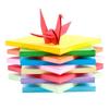 Papel para Artesanato Origami Cartão Suave Aula de Arte Infantil Papel para Artesanato Quadrado de Origami A4 Papel Colorido Origami Atacado