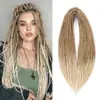 Peruca de Crochê para Cabelo de Fibra Química Africana Europeia e Americana 24 polegadas Reggae Hip-Hop Dreadlocks Dreadlocks Jamaicanos Venda Direta da Fábrica