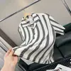 Camisa Casual de Verano para Hombre con Rayas Retro Japonesas, Jacquard Hueco, Cuello Cubano, Manga Corta, Holgada y Transpirable