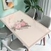 Toalha de Mesa de Vidro Macio À Prova d'Água e Óleo Não Lavável Anti-escaldante Mesa de Jantar de Luxo Leve de Alta Qualidade Toalha de Mesa de PVC Super Grossa e Quente para Mesa de Café