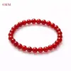 Atacado de fábrica pulseira de ágata vermelha natural elemento de anel único conta este ano da vida vermelho uma geração de cabelo