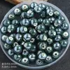 Acessórios para Joias DIY Macaron Contas Cerâmicas Galvanizadas 8mm Acessórios para Pulseira Contas Soltas Material para Pulseira Colar
