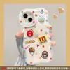 Boneca M-Bean Fofa Adequada para Capa de Celular Apple 15Pro Iphone18 Silicone Transparente 16 Suporte 17 Capa Protetora