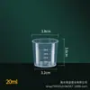 En Stock Vasos de Precipitado Graduados 50ml 100ml 500ml 1000ml Vasos Medidores de Plástico Vasos Medidores Dispensadores Engrosados de PP