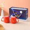 Taza de Cerámica Nórdica Simple Regalo Taza de Cerámica Taza para Pareja Taza Vaso para Agua Venta al por Mayor Pareja