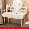 Tocador para dormitorio, minimalista y moderno, nuevo estilo popular 2026, apartamento pequeño, mueble de almacenamiento de mesita de noche de lujo ligero, tocador integrado