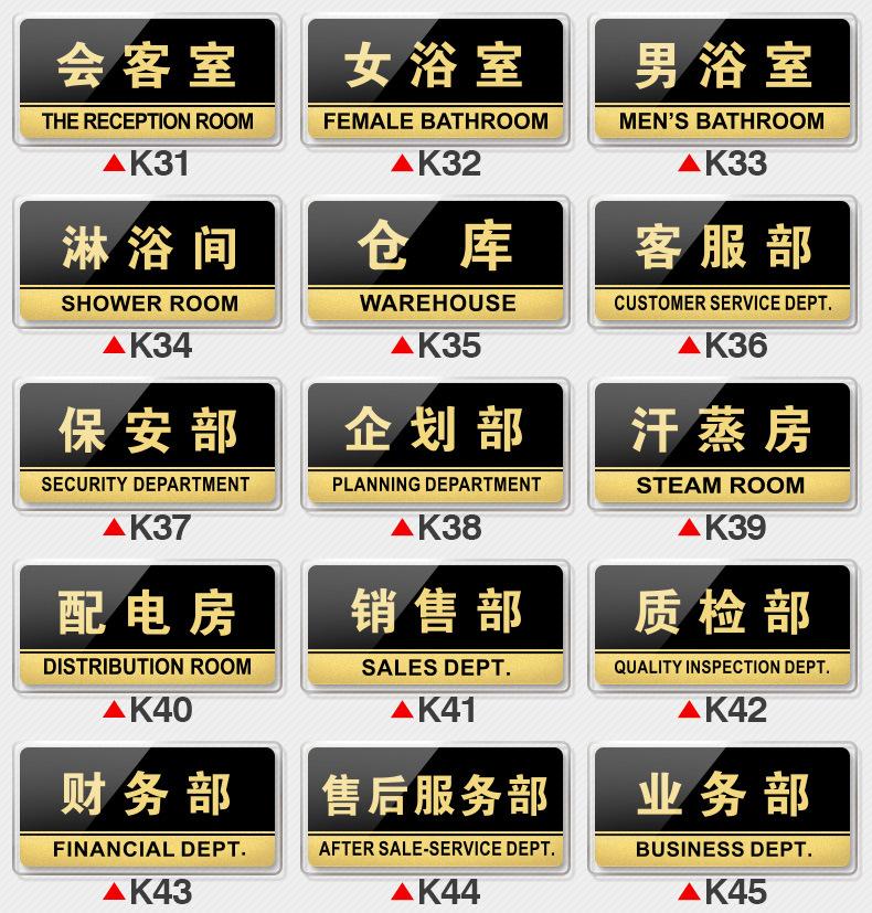 温馨提示指示牌