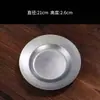 Plato Ovalado Vintage de Acero Inoxidable 304 Tazón para Snacks Estilo Japonés Tazón para Platos Fríos Plato para Pasta Tazón para Ensalada Plato para Barbacoa Plato para Arroz