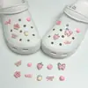 Charms KT Crocs Estrella Negra Polvo Dibujos Animados Resina Versátil Lindo DIY Accesorios Decorativos Hebillas Decorativas Desmontables