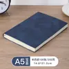 Caderno A5 com Logo Personalizado, Caderno de Escritório para Empresa, Bloco de Notas Simples, Caderno de Couro PU para Negócios para Funcionários