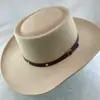 Amazon Transfronterizo Sombrero de Lana de Ala Ancha Moda Viajero para Mujer Fiesta Sombrero de Vaquero Estilo Europeo y Americano Borde Enrollado Sombrero de Fieltro