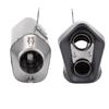 Tubo de Escape Modificado Universal para Motocicleta de 51 mm Acero Inoxidable Fibra de Carbono Cola Ninja 400 650
