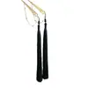 Set de Accesorios para el Cabello Estilo Chino Tradicional, Corona de Cabello Estilo Antiguo, Pasador de Aleación Negro Elegante con Borla Larga