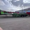 Fabricante Exporta 13,3m Semi-Reboque Plataforma de Eixos, Container, Reboque Plataforma de 1332cm para Ásia Central e África Fob