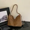 Bolsa Tote Retro de Alto Valor 2026 Nova Moda Grande Capacidade Estilo Relaxado para o Dia a Dia Bolsa de Ombro Transversal Elegante Tendência