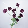 Liquidação Especial em Materiais Florais para Casamento, Flores Artificiais da Série Vermelha, Decorações de Ano Novo, Adereços Fotográficos no Atacado, Casamento