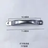 Tirador de Mueble Tirador Manual Europeo Blanco Simple Tirador de Armario Tirador de Puerta de Cajón de Gabinete de Cocina Tirador de Acero Inoxidable