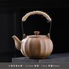 Juego de Té Kung Fu de Cerámica Negra Xyt Estilo Zen Tetera Lateral Negra de Porcelana Tetera Pequeña Olla Negra Escarchada Tetera Vintage Piedra Negra