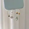 Moda Nuevo Estilo Chino Hecho a Mano Tejido Colgante de Calabaza Accesorio Nicho Simple Perlas Perforadas Set de Cordón para Teléfono