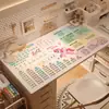 Tapete de Escritorio Infantil con Tabla de Multiplicar, Mantel de Escritorio para Niñas con Protección Ocular, Tapete Protector de Superficie de Escritorio Específico para Estudio de Estudiantes