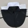 Cuello Falso, Talla Grande, Unisex, Cuello Falso para Camisas, Versátil Azul y Blanco de Negocios, Cuello Puntiagudo, Solapa, Cuello Falso para Atuendo Profesional