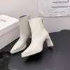 Botines de Plataforma de Tacón Alto de Piel Suave Impermeables para Mujer Otoño Invierno Nuevos de Altura Baja con Tacón Grueso Botas Martin Botas Francesas Adelgazantes