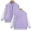 Uniforme de Béisbol para Niños 2026 Chaqueta de Bloques de Color Otoño Invierno Unisex Color Sólido Uniforme de Clase Ropa Exterior para Jardín de Infancia Ropa de Trabajo