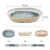 Série Mar Estelar Louça de Melamina Panela Quente Churrasco Restaurante Buffet Tigelas e Pratos Criativos de Imitação de Porcelana Prato para Molho Conjunto de Louças