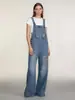 Pantalones de Mezclilla Casuales Cómodos de Pierna Ancha Sueltos Retro a la Moda con Efecto Desgastado, Fuente Transfronteriza Europea y Americana, Moda para Mujer