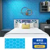 Pegatinas de Pared con Patrón de Cuadros Ixpe Espuma Engrosada Autoadhesivas Impermeables y a Prueba de Aceite Lámina Decorativa Pegatinas de Pared Artículos al por Mayor