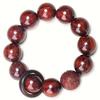 Pulseira pequena de madeira Rosewood africana antiga, folha pequena, contas de sândalo vermelho da Zâmbia, 108 contas, como rosewood indiano