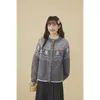 Cárdigan de Punto Perezoso con Bloques de Color Estilo Coreano para Mujer, Top Corto Holgado con Bloques de Color, Nuevo Abrigo Jersey Otoño Invierno
