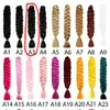 Peluca de Fibra Química Trenzas Grandes para Hombres y Mujeres Extensiones de Cabello Personalizadas 165g 41Pulgadas X-Pression Trenzas Cabello