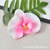 Flor de Orquídea Phalaenopsis Cabeça de Flor Simulação de Filme Impressa em 3D Flor Artificial Lembrancinhas de Festa de Casamento Decoração de Caixa de Doces Acessório de Cabeça DIY Presilha de Cabelo