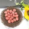 Cristal Natural Transfronterizo Mini 2cm Adornos de Huevo de Pájaro Ágata Jade Huevo de Mineral de Amoy Decoración de Huevo de Pascua