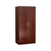 Armario grande de madera maciza, mueble sencillo para dormitorio del hogar, armario de almacenamiento para casa de alquiler, armario de almacenamiento para adultos, armario de doble puerta