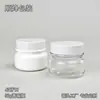 Botella de Crema Personalizada de 50g Marrón Transparente Empaque de Cosméticos para Mascarillas Boca de 47 Dientes Botella de Plástico PET Boca Ancha Fábrica de Origen