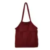 Bolsa Pied-de-Poule Estilo Preguiçoso Feminino Grande Capacidade Bolsa Tote de Viagem ins Versátil Bolsa Tote de Ombro Único para o Dia a Dia