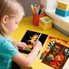 Nuevo Espectáculo de Vida Animal 3D para Niños Arte de Rascar Graffiti Creativo Libro para Rascar Aventura Submarina Caperucita Roja Libro Ilustrado