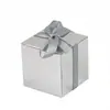 Caja de Regalo Cuadrada de Cinta Multicolor Recuerdos de Boda Caja de Dulces Fiesta Regalo de Agradecimiento Festivo Caja de Papel al por Mayor