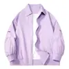 5555 Jaqueta Casual Simples com Gola Alta para Primavera e Outono para Jovens e Meia-Idade Uniforme de Beisebol Jaqueta de Negócios Japonesa para Homens