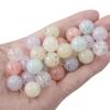 Acrílico cor mista flor de cerejeira pequeno ponto quebrado estrela de cinco pontas contas redondas pulseira colar DIY feito à mão joias com contas