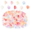 Lote disperso de contas de esmalte colorido lírios da orquídea contas soltas flor de sino botão de flor sino sino material para joias diy grampo de cabelo
